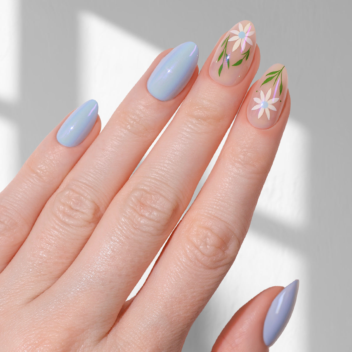 Bluebell Prism - Almond Sustainable Nails – Sistaco™ USA