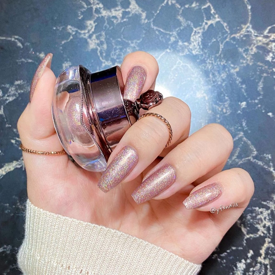 Latte - Holographic Nail Powder