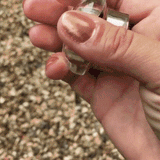 A metallic copper color