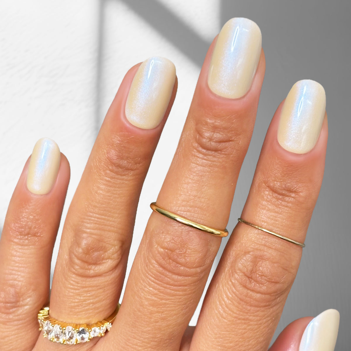 Ivory - Oval Sustainable Nails