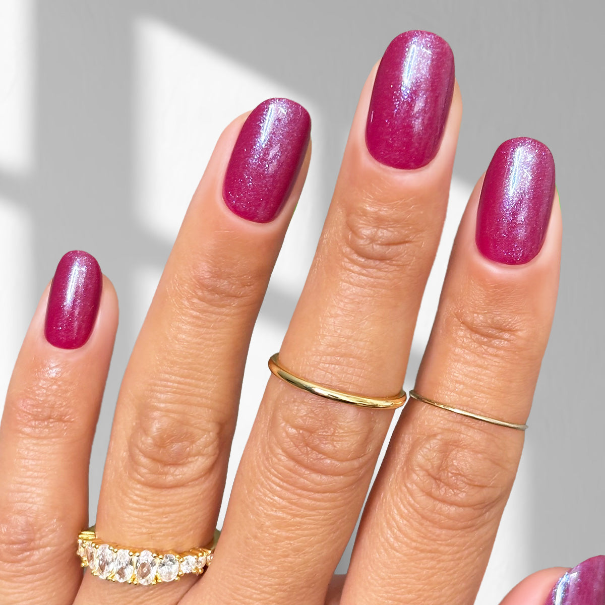 Old Mauve - Oval Sustainable Nails