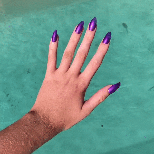 Light Purple - Combo of Hand and Toe Nails - Nail Art Artificial / Fak –  Bhavya