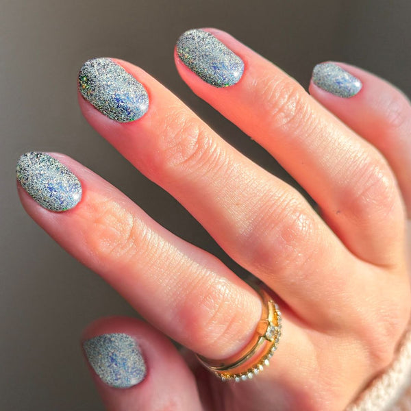 Blue Marble - Classic Nail Powder - By Donna M