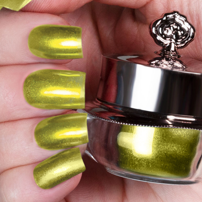 Citrus Lime - Metallic Nail Powder