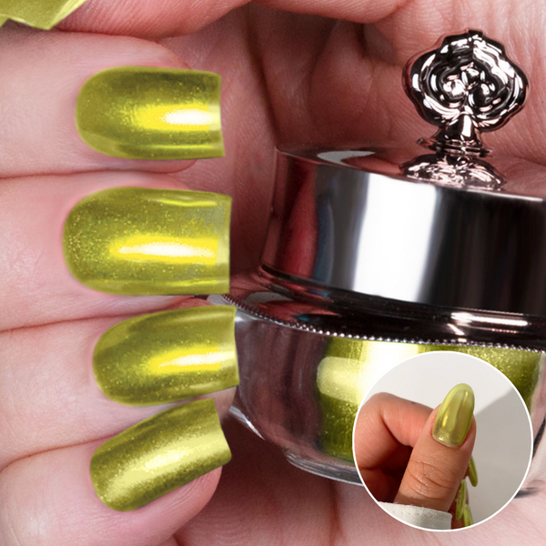 Citrus Lime - Metallic Nail Powder