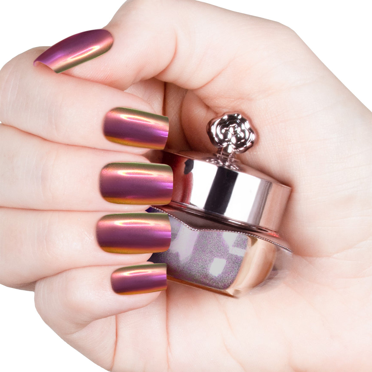 Dark Purple Prism - Holographic Nail Powder