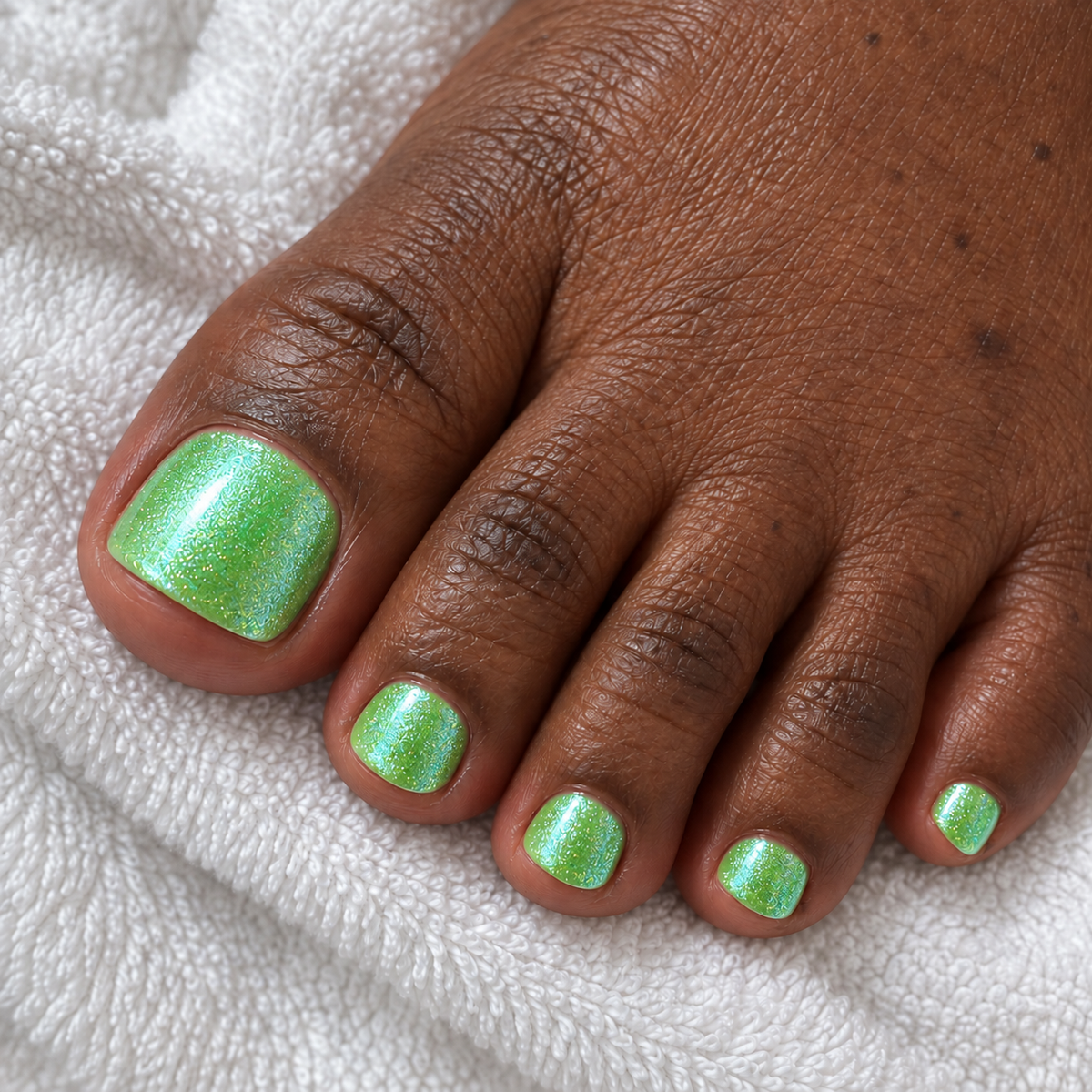 Matcha classic nail powder pedicure