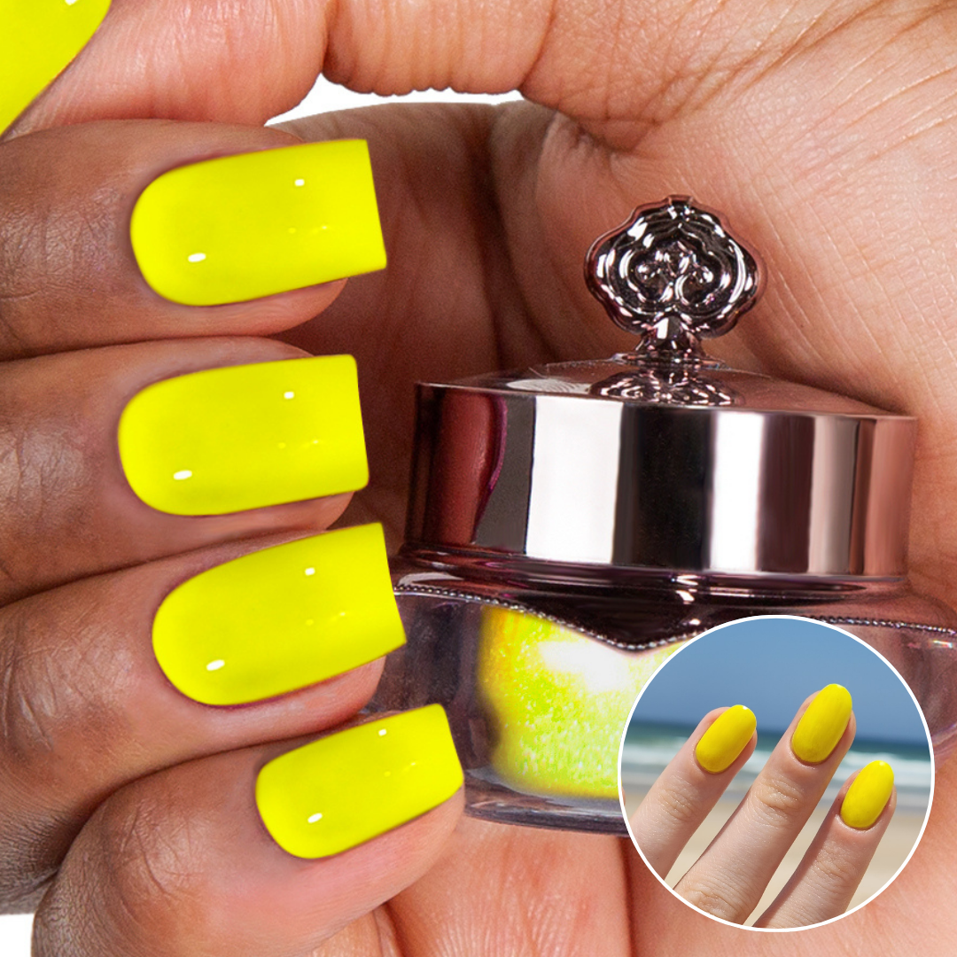 Lemon - Matte Neon Nail Powder