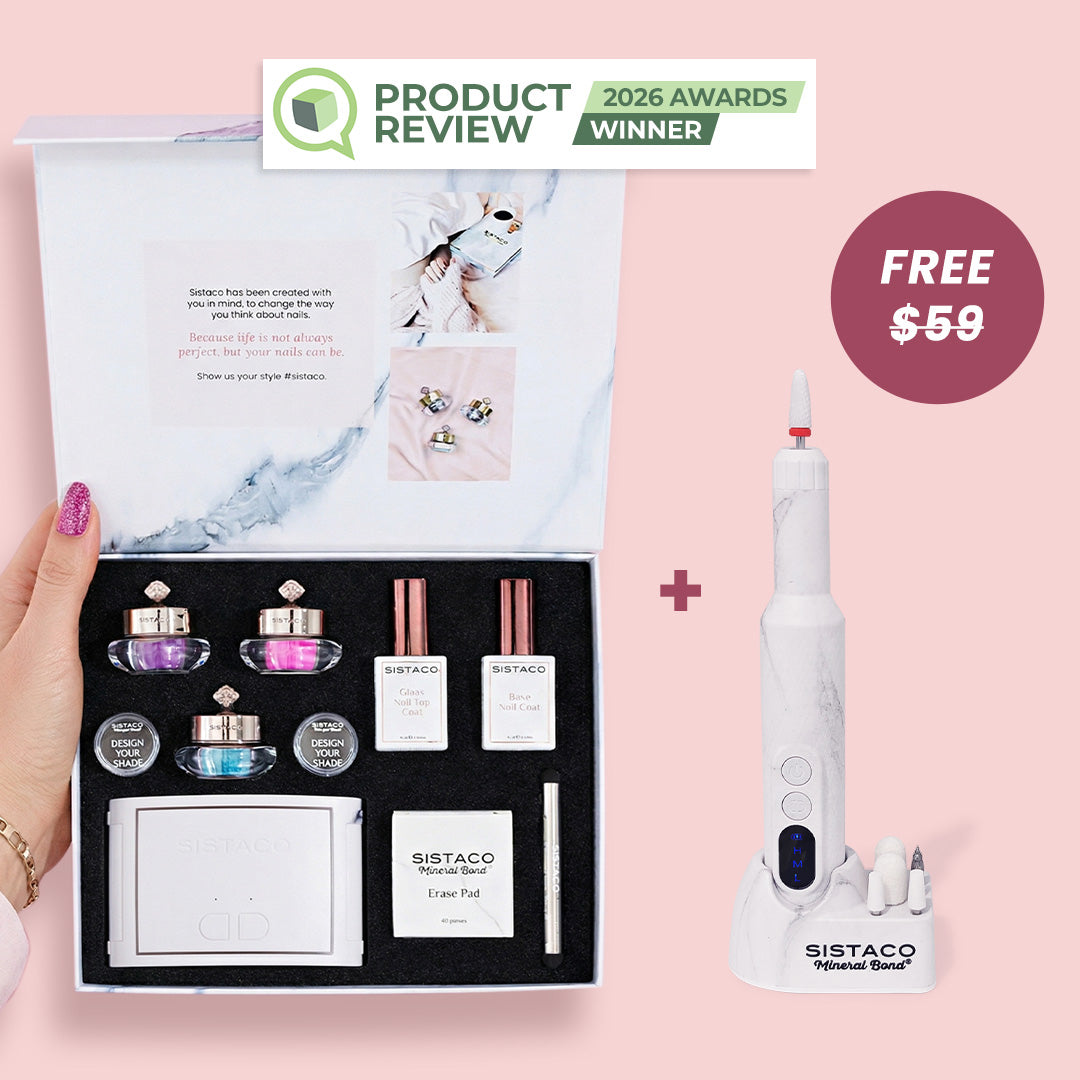 Sistaco™ Mineral Bond Nail Set + FREE WIRELESS E-FILE!
