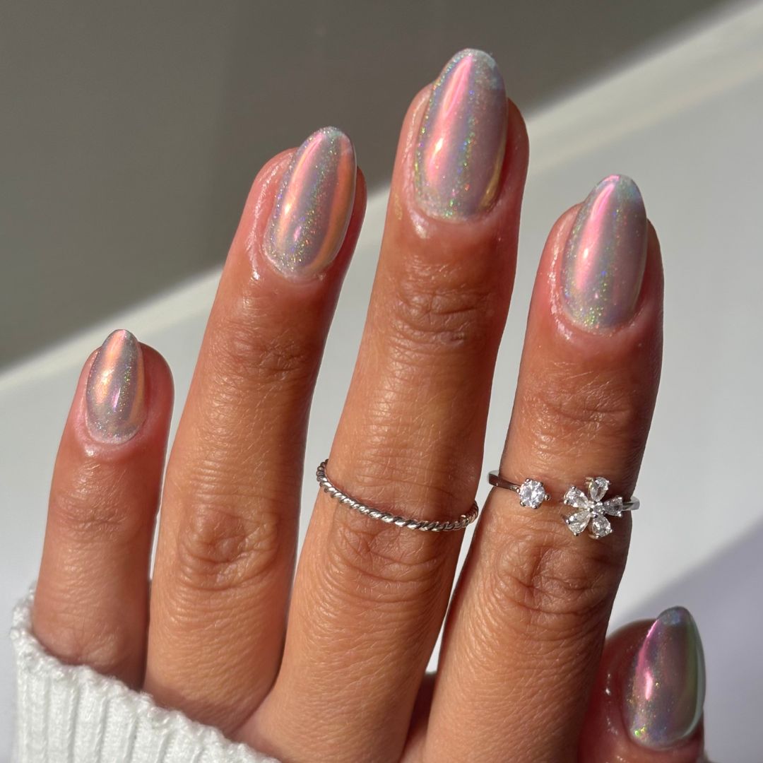 Holographic soft Lavender Nail Powder | Mineral Bond® – Sistaco™ USA