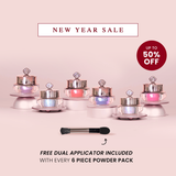 6 Piece Powder Pack + FREE APPLICATOR