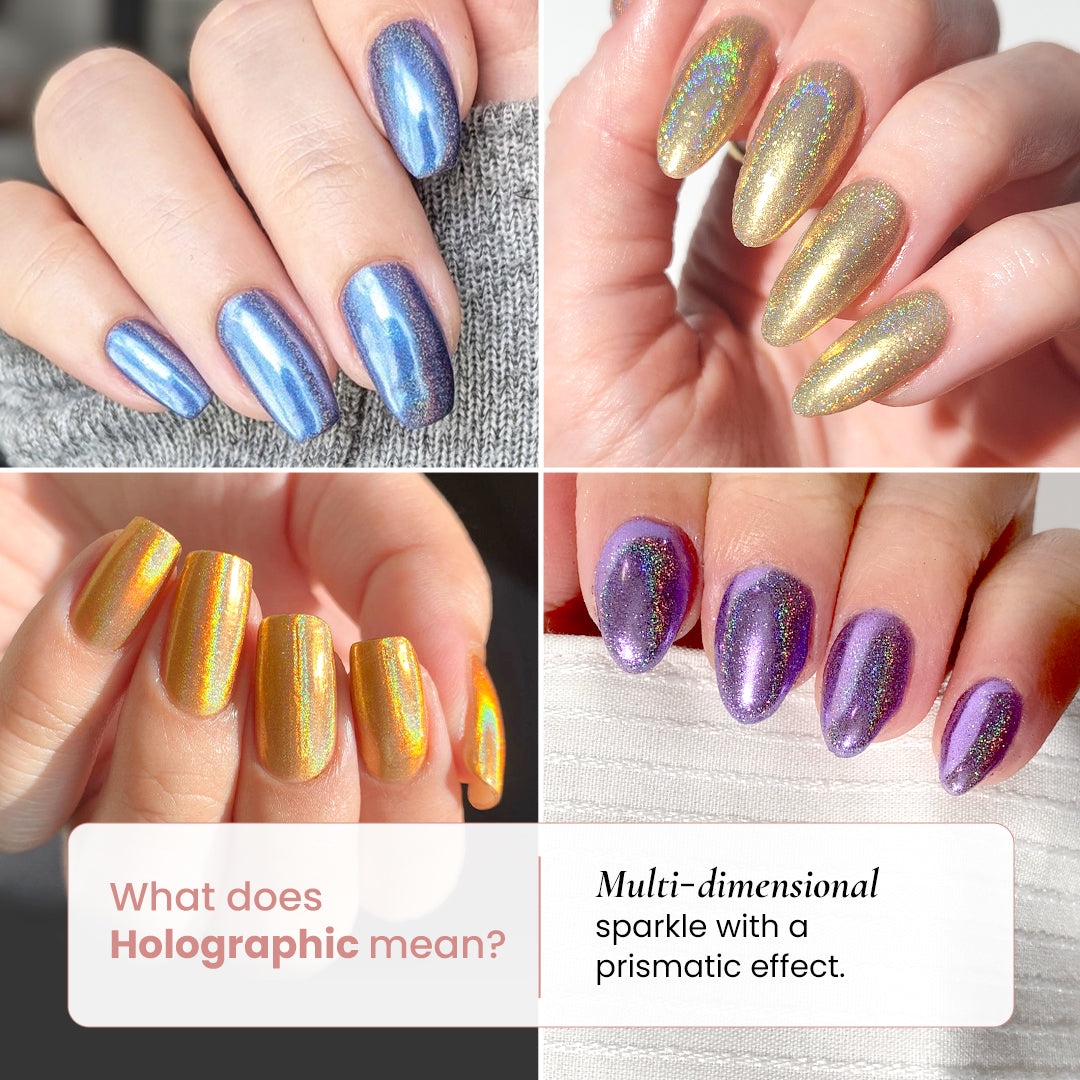 Rose Gold Holographic Nail Powder | Mineral Bond Rose Gold Holographic Nail Powder | Mineral Bond