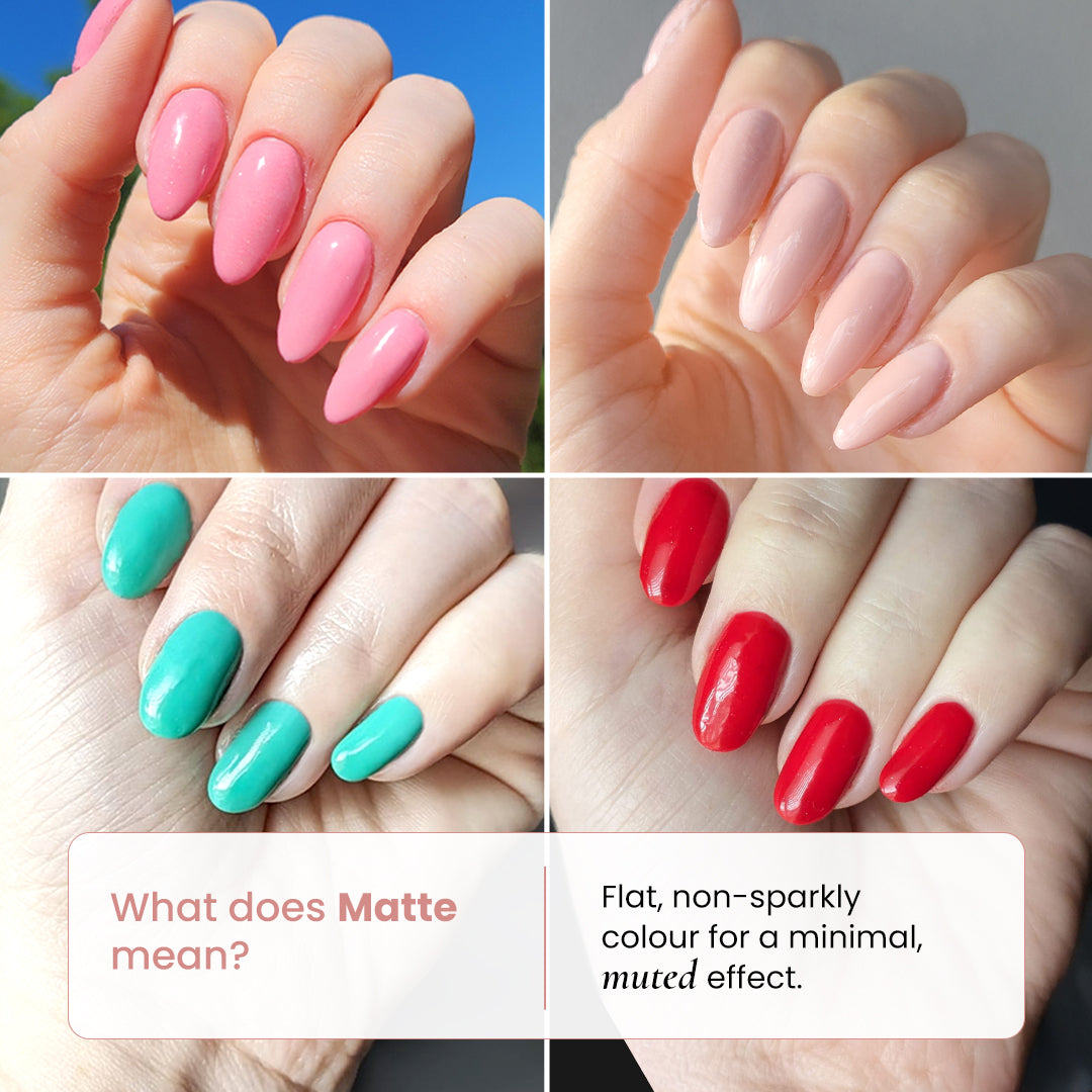 Luminous Red - Matte Neon Nail Powder