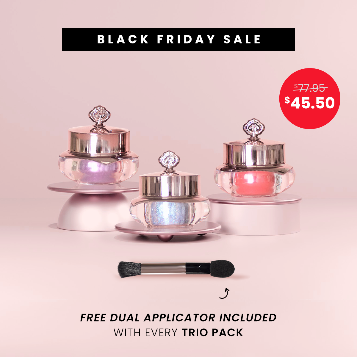 Powder Trio Pack + FREE APPLICATOR