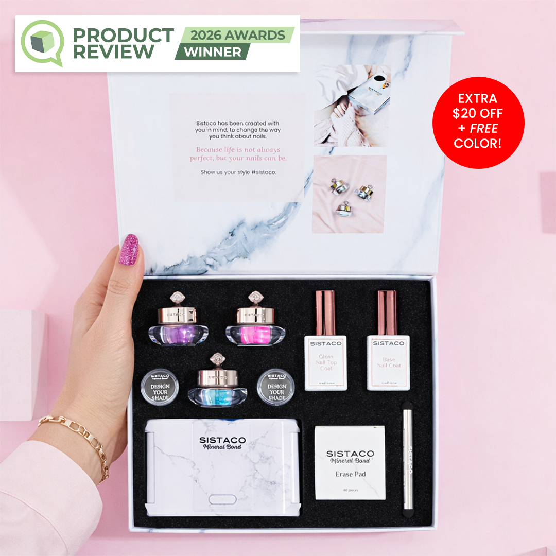 Sistaco™ Mineral Bond Nail Set (EXTRA $20 OFF + FREE COLOR!)