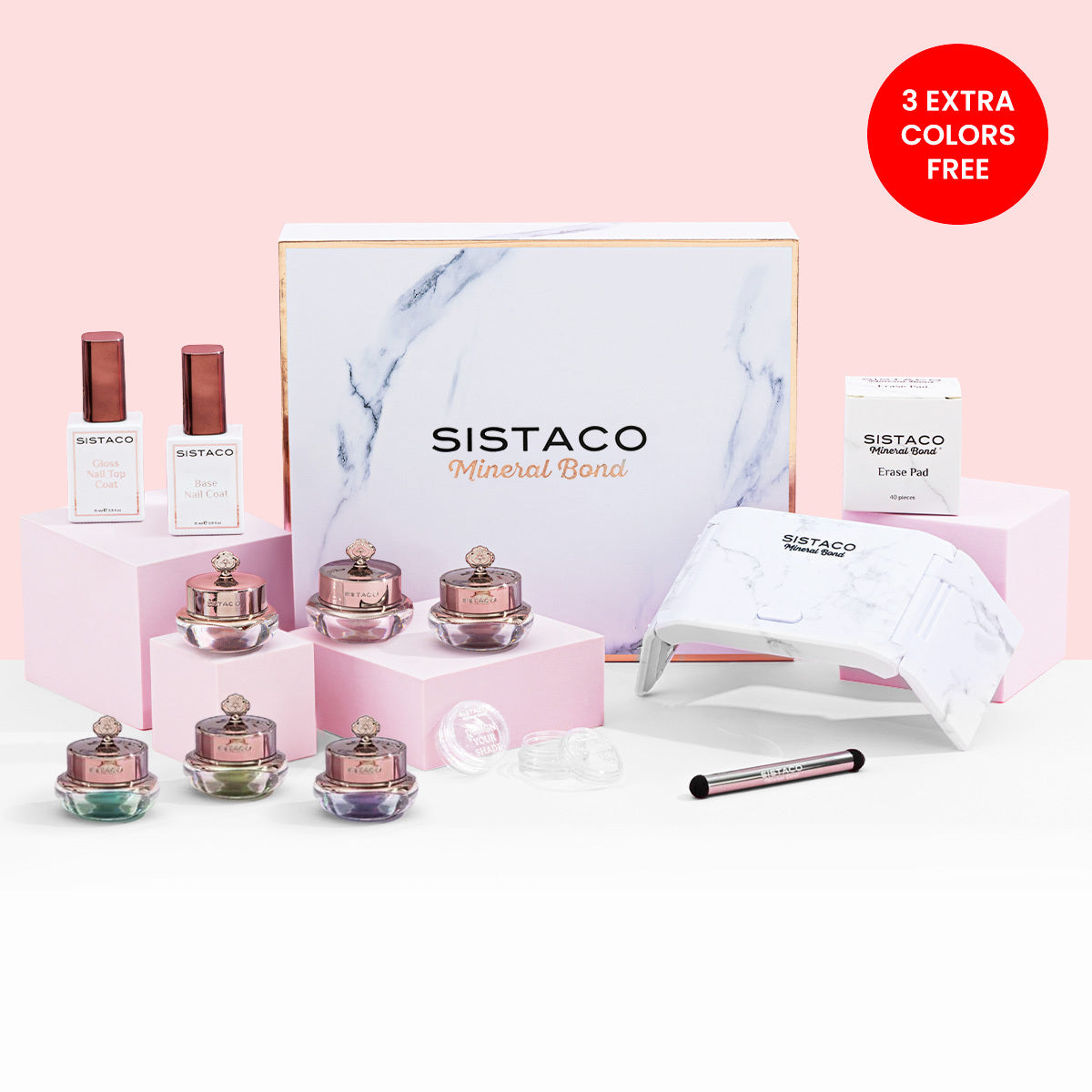 Sistaco™ Mineral Bond Nail Set (GET 3 EXTRA COLORS FREE!)