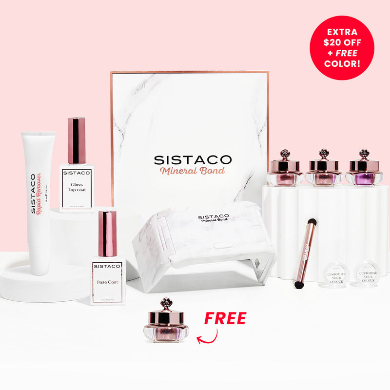 Sistaco™ Mineral Bond Nail Set (EXTRA $20 OFF + FREE COLOR!)