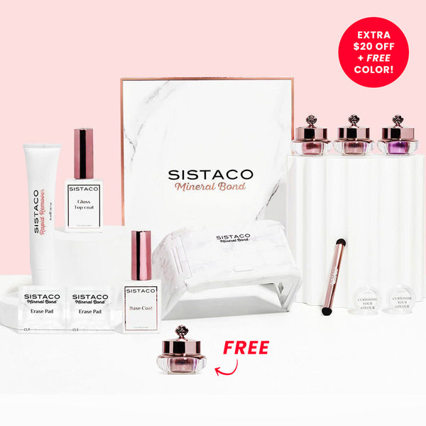 Sistaco™ Mineral Bond Nail Set (EXTRA $20 OFF + FREE COLOR!)