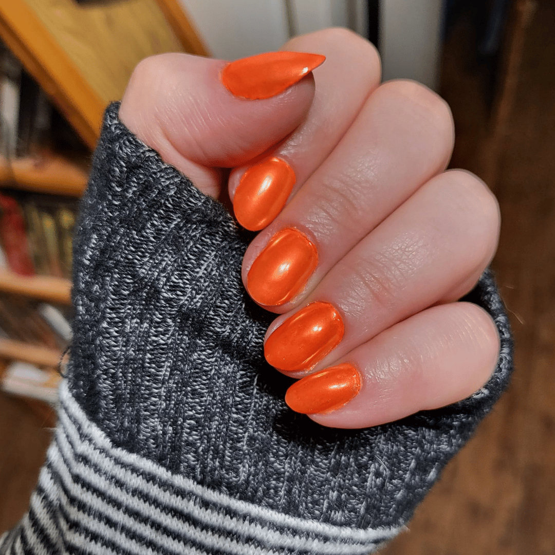 Vibrant Orange - Matte Neon Nail Powder