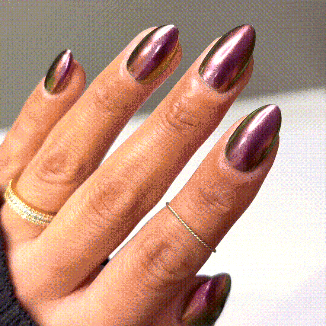 Dark Purple Prism - Holographic Nail Powder