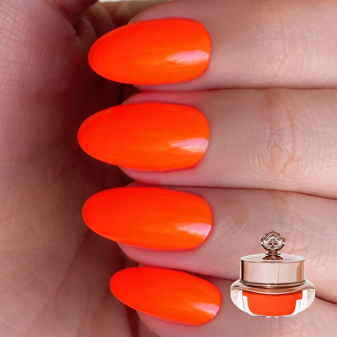 Vibrant Orange - Matte Neon Nail Powder