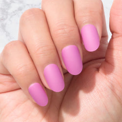 Wild Orchid - Oval Sustainable Nails