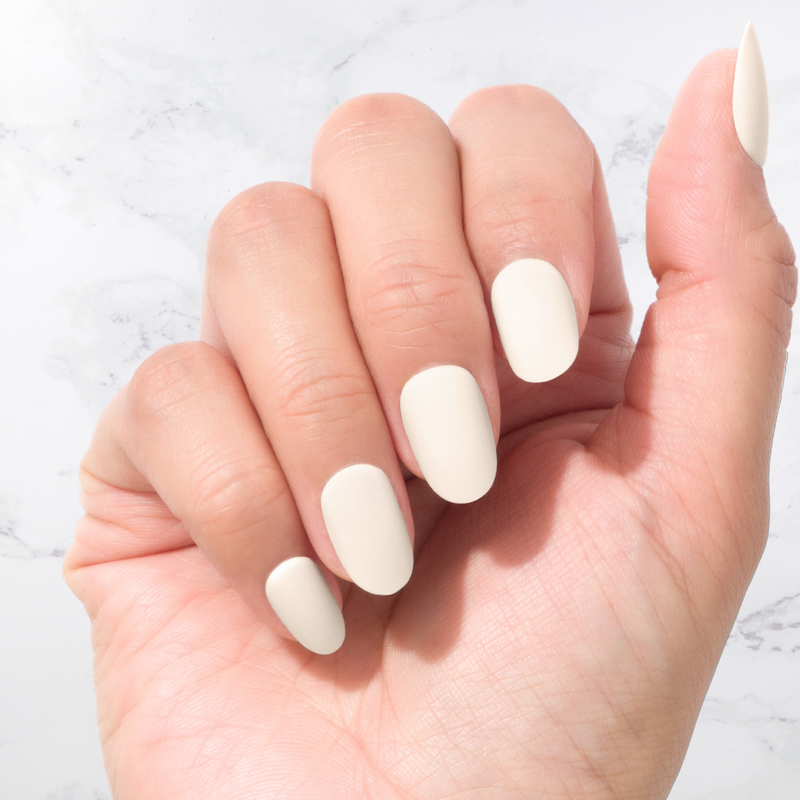 Buttermilk - Oval Sustainable Nails