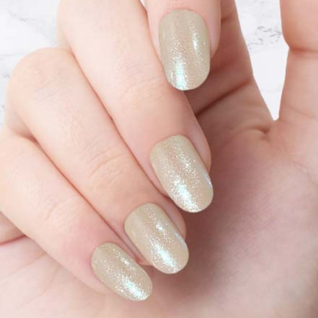 Chiffon Glazed - Oval Sustainable Nails