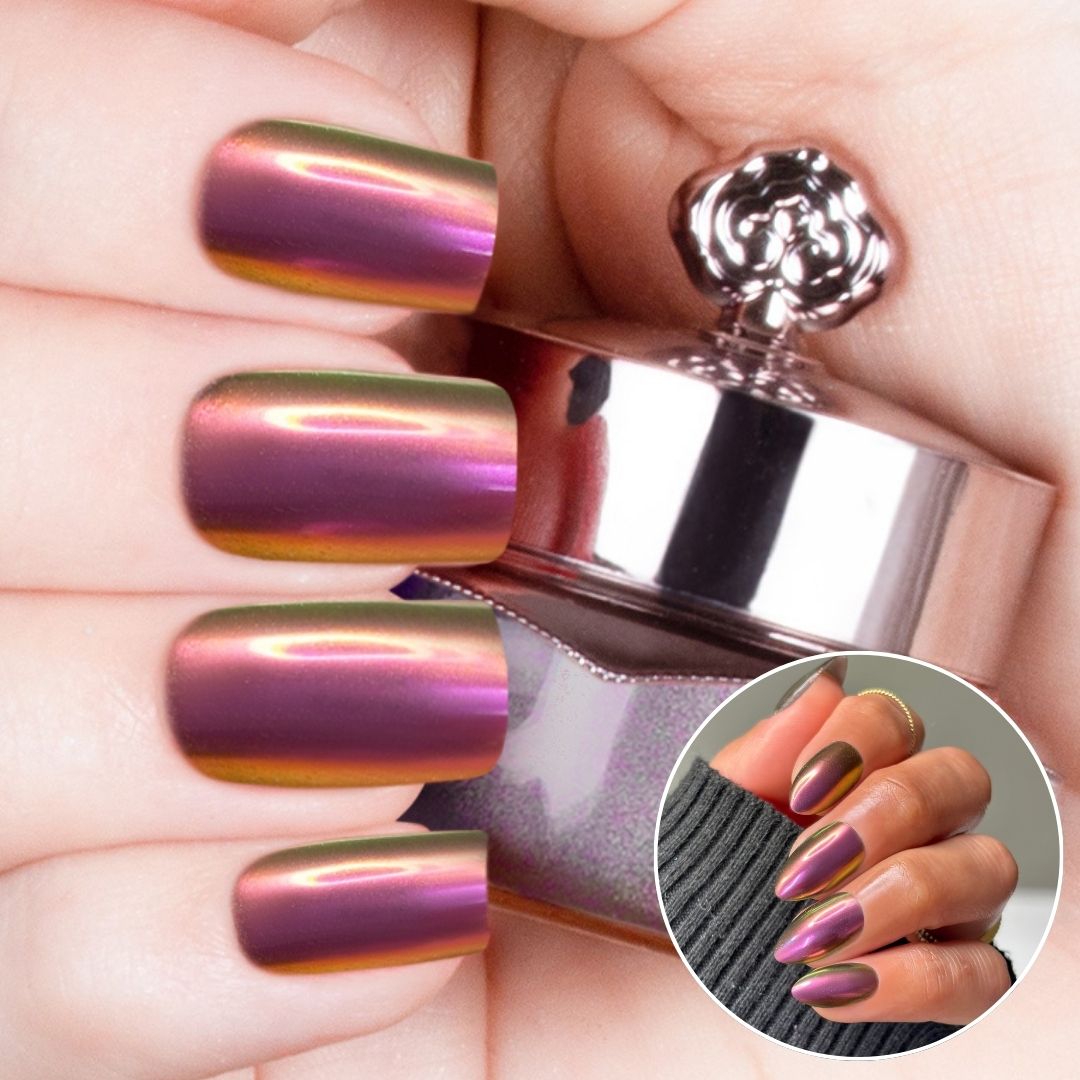 Dark Purple Prism - Holographic Nail Powder