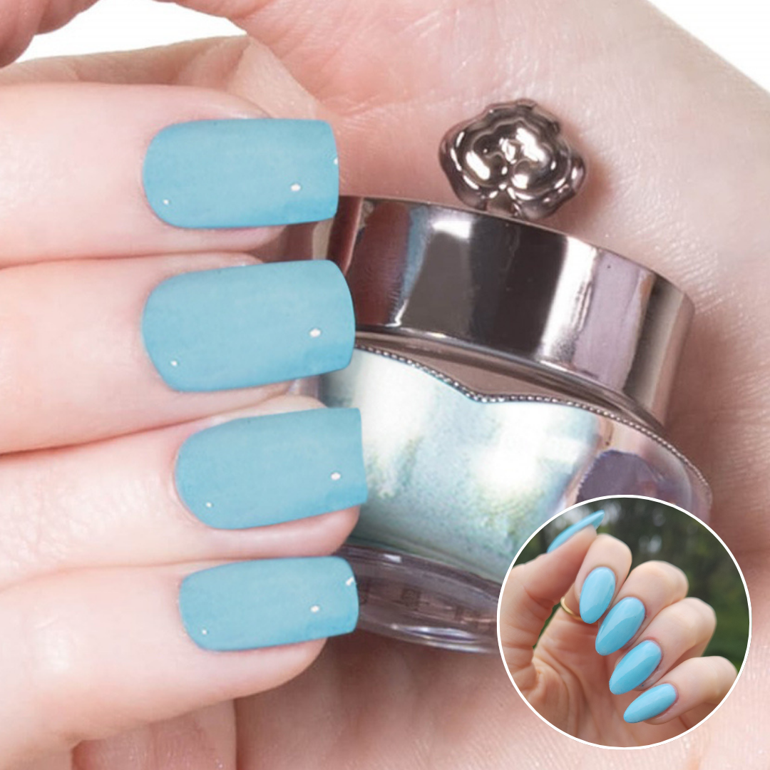 Dusty Blue Nail Color