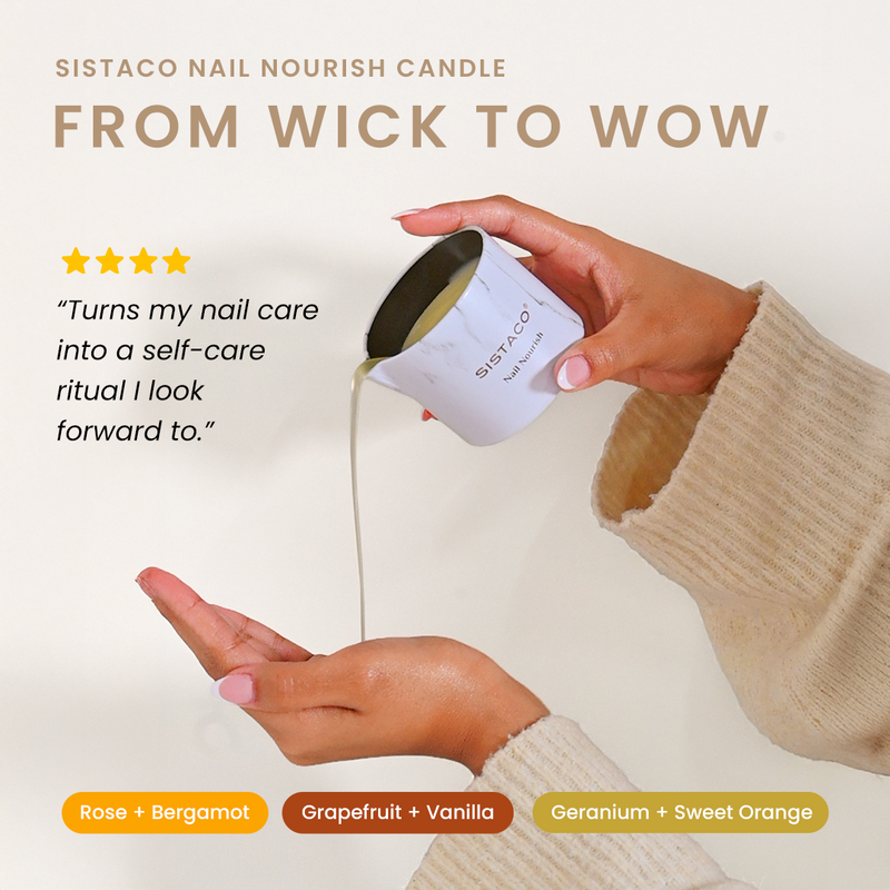Nail Nourish Candle - Citrus Paradisi Grapefruit + Vanilla
