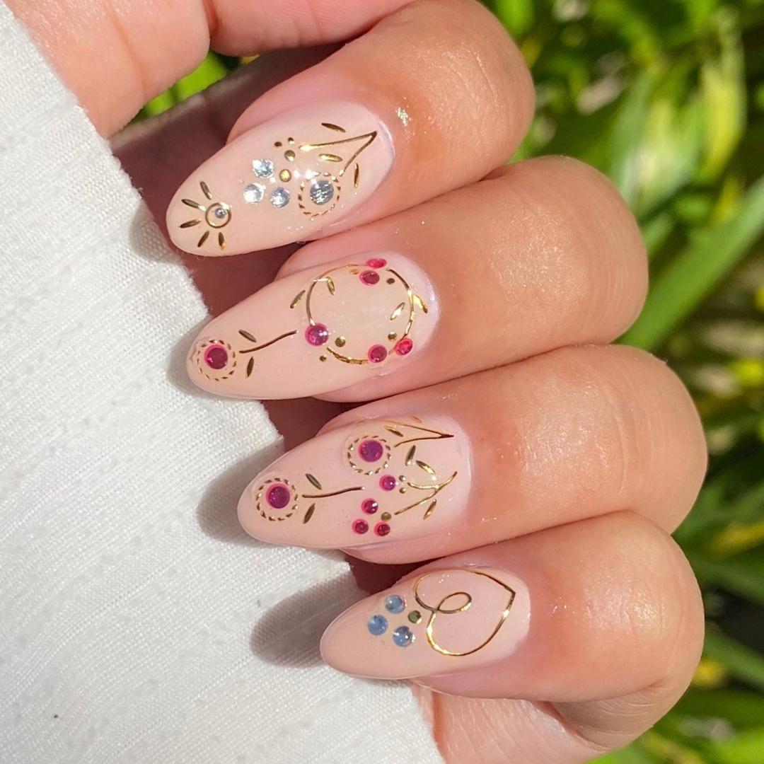 Love Blooms - Nail Embellishment