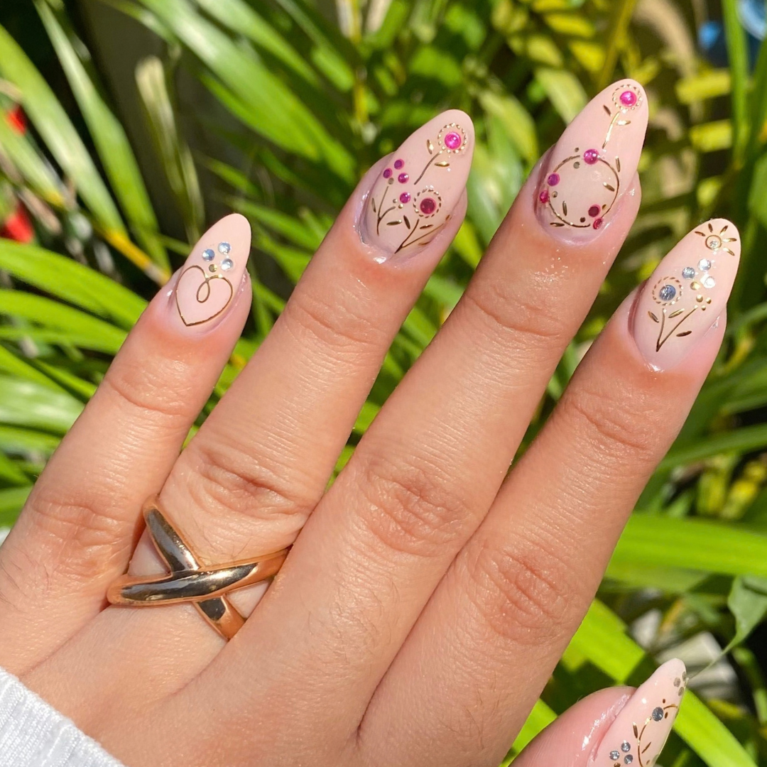 Love Blooms - Nail Embellishment
