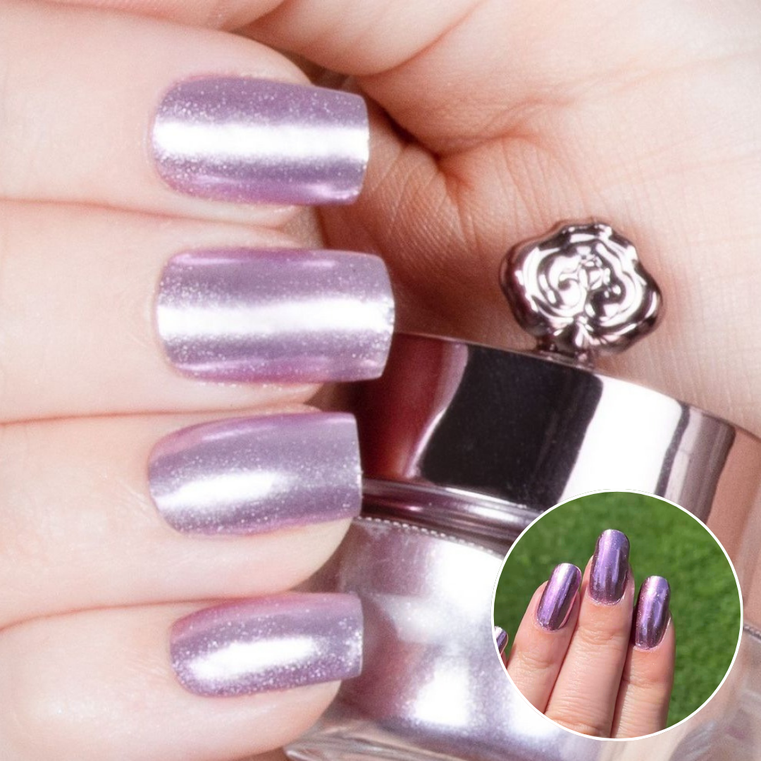 Periwinkle - Metallic Nail Powder- Shipping Jan 15th