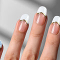 Porcelain Bloom - Oval Sustainable Nails