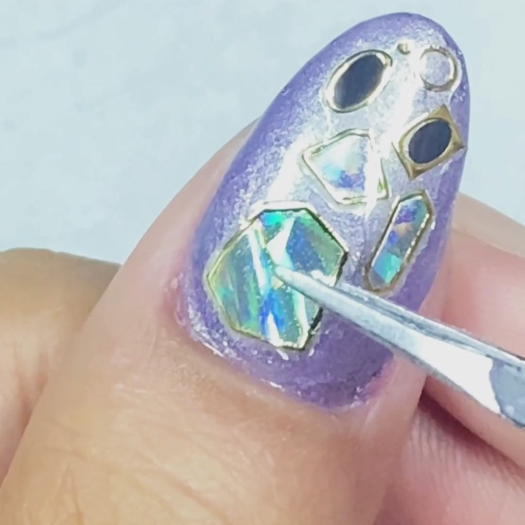 Black Deco - Nail Embellishment