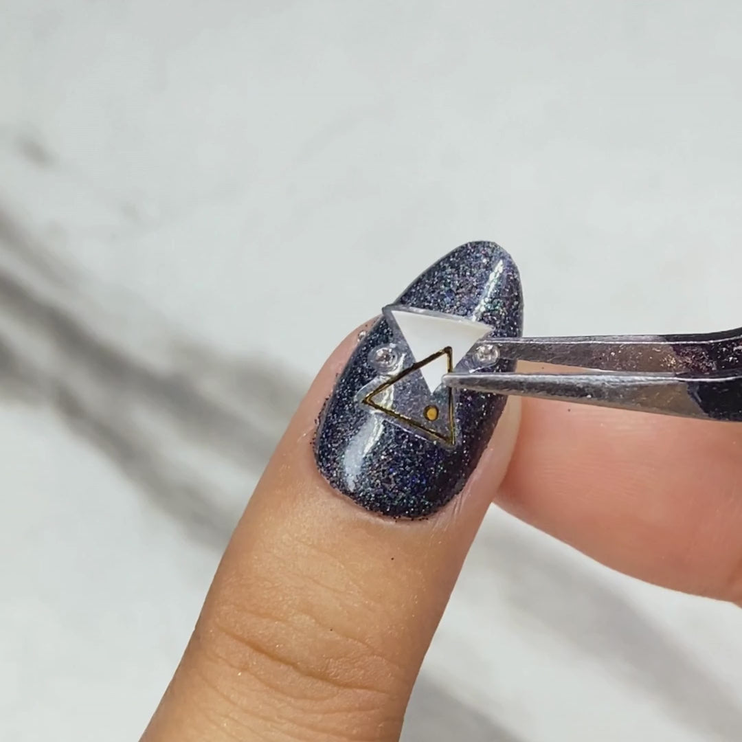 Asymmetrical - Nail Embellishment