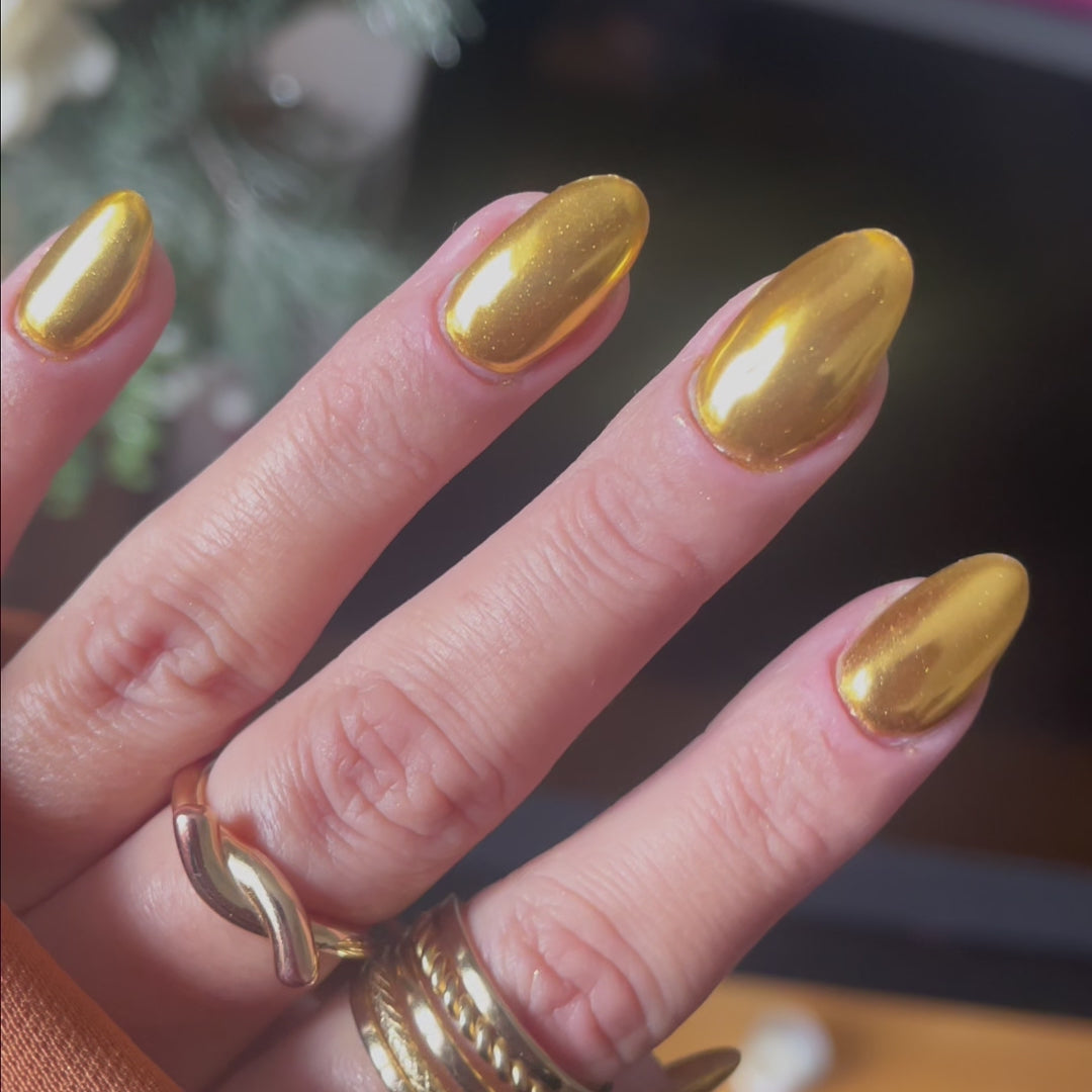 Fire Glow - Metallic Nail Powder