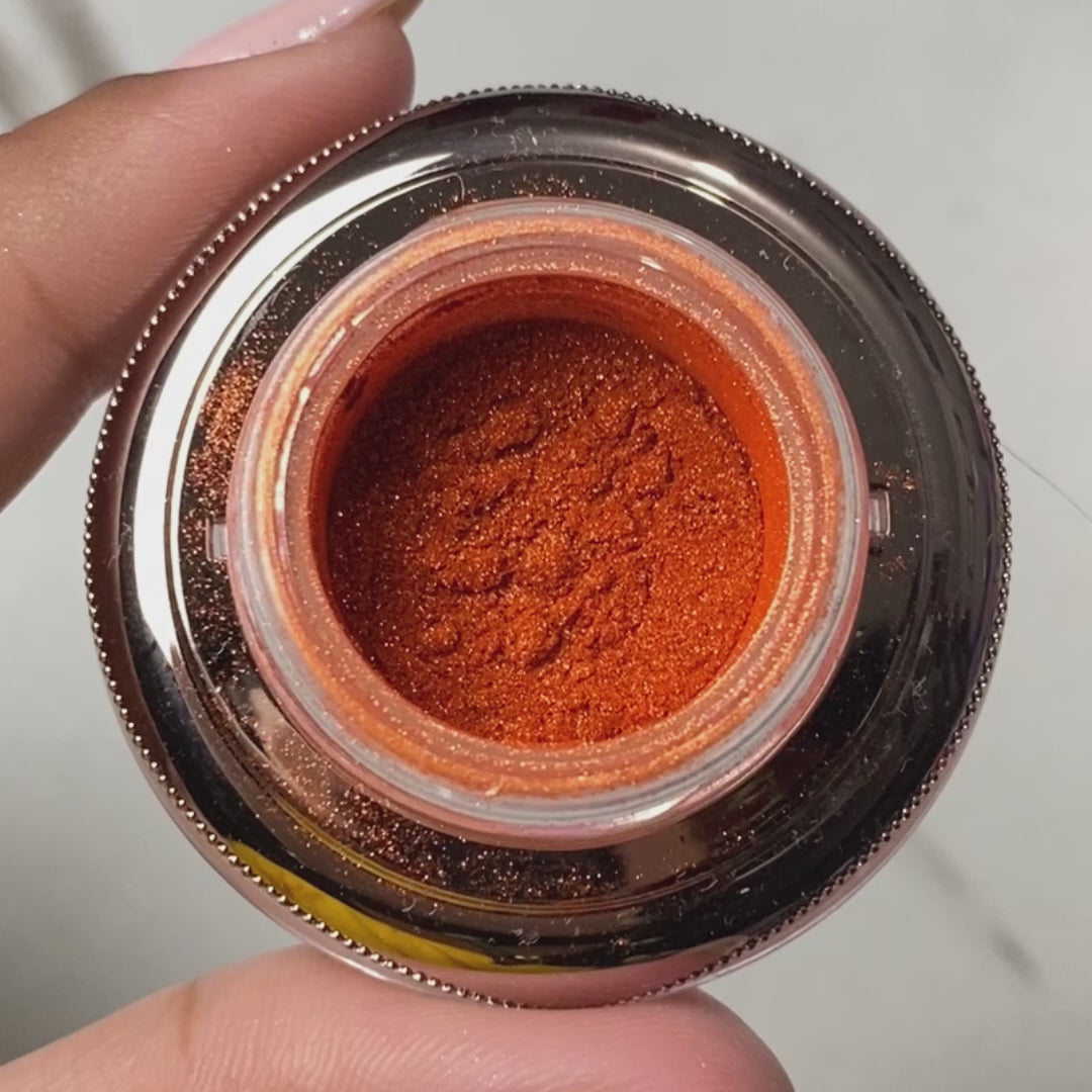 Tangerine - Metallic Nail Powder
