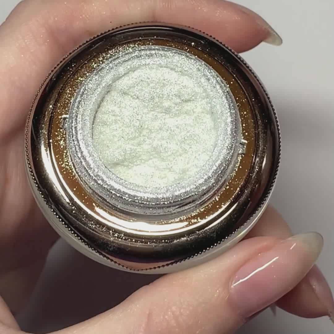 Glazed Silver - Metallic Nail Powder