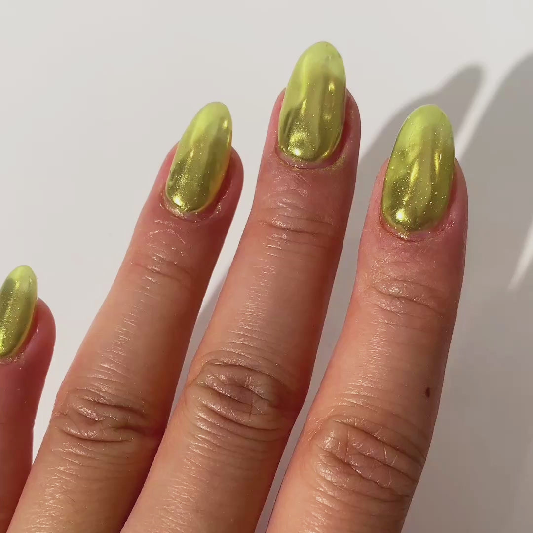 Citrus Lime - Metallic Nail Powder
