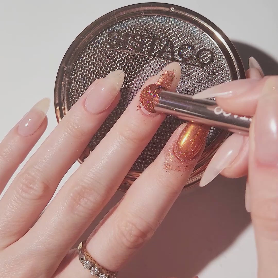 Auburn - Holographic Nail Powder