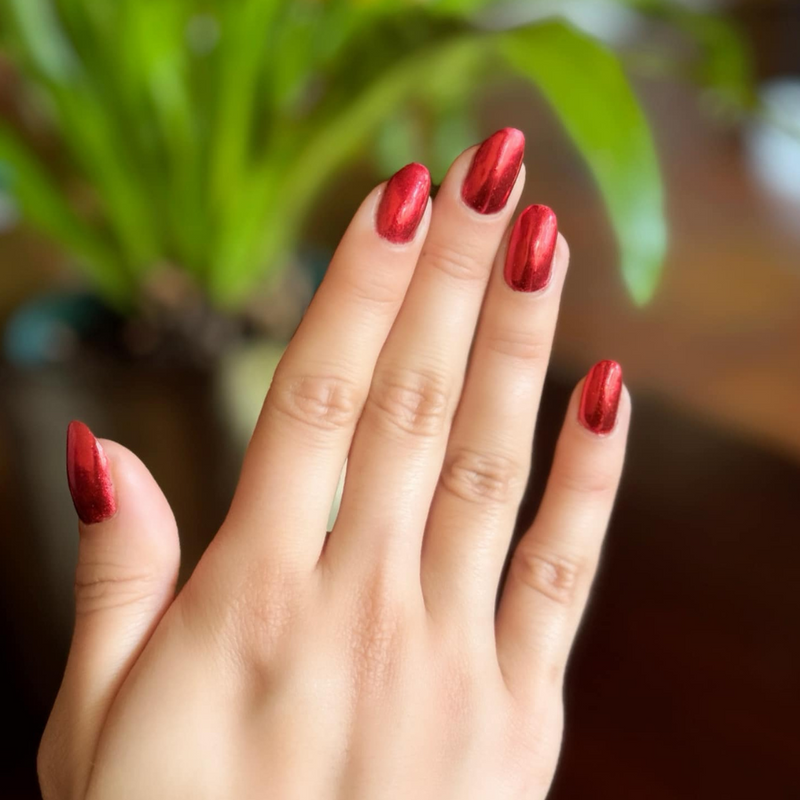 Ruby - Metallic Nail Powder