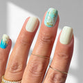 Sand and Sea - Squoval Sustainable Nails