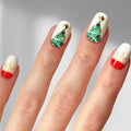 Xmas Cheer - Oval Sustainable Nails