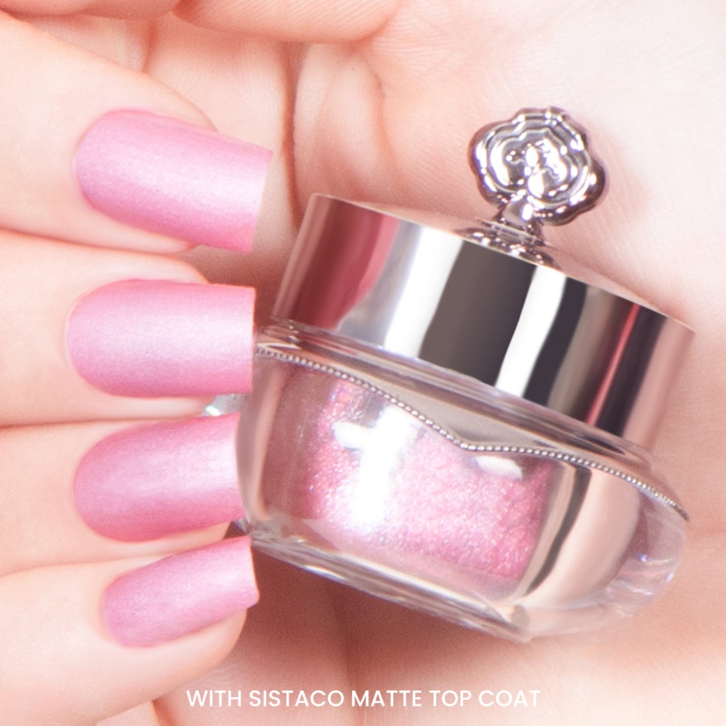 A soft and pretty pink color