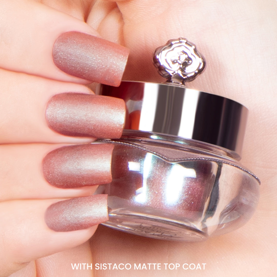 A deep purple color