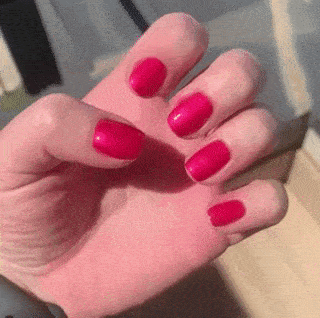 A bold and vibrant cherry red color
