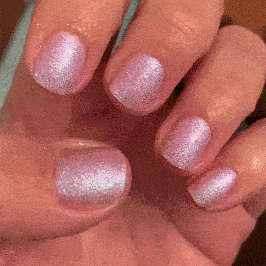 A soft and delicate pink color